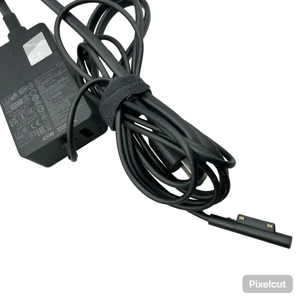 Microsoft Surface 65W Power Supply Adapter Model 1706 Black Charger 15V 4A